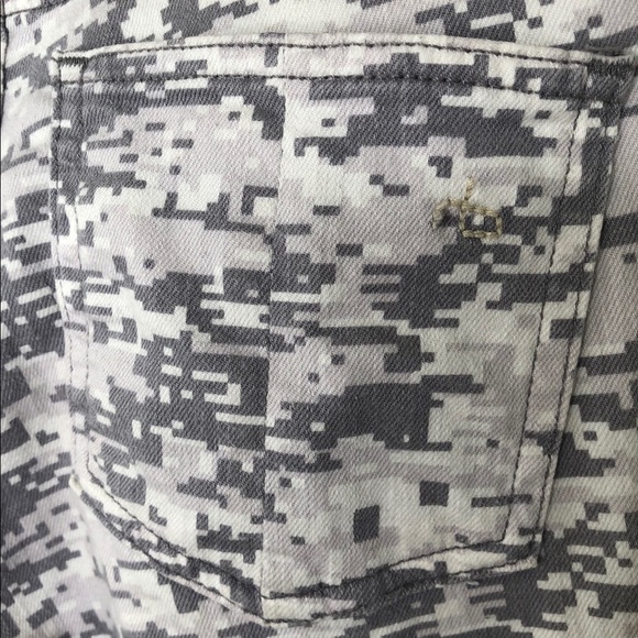 Rag & Bone Grey Camo Print Skinny Jeans Size 25 - Picture 5 of 10